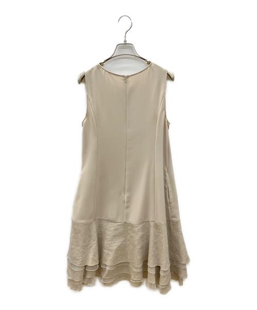 FOXEY（フォクシー）FOXEY (フォクシー) ワンピース　Linen Princess ナチュラル サイズ:38の古着・服飾アイテム