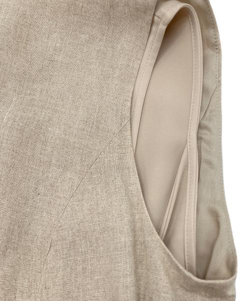 FOXEY（フォクシー）FOXEY (フォクシー) ワンピース　Linen Princess ナチュラル サイズ:38の古着・服飾アイテム