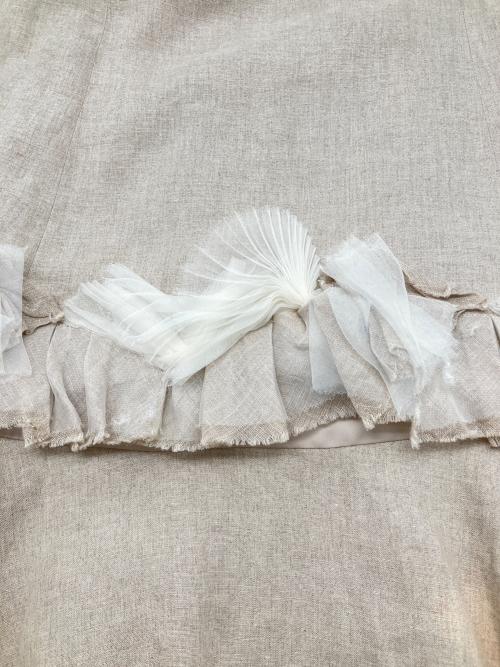 FOXEY（フォクシー）FOXEY (フォクシー) ワンピース　Linen Princess ナチュラル サイズ:38の古着・服飾アイテム