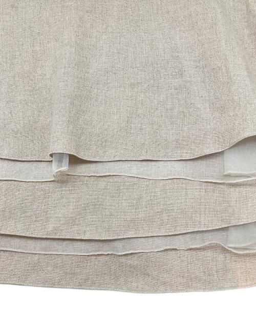 FOXEY（フォクシー）FOXEY (フォクシー) ワンピース　Linen Princess ナチュラル サイズ:38の古着・服飾アイテム