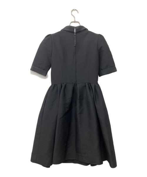 FOXEY BOUTIQUE（フォクシー ブティック）FOXEY BOUTIQUE (フォクシー ブティック) ボリュームタックフレアワンピース ブラック サイズ:38の古着・服飾アイテム