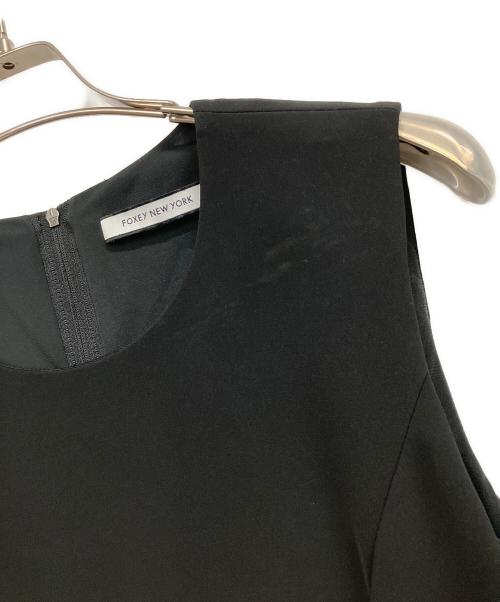 FOXEY（フォクシー）FOXEY (フォクシー) ノースリーブワンピース ブラック サイズ:38の古着・服飾アイテム