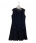FOXEY（フォクシー）の古着「Dress TWIGGY（ツイギー）/ ノースリーブワンピース」｜ネイビー