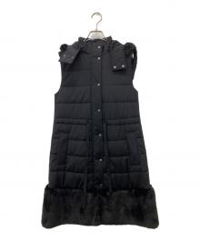 FOXEY NEWYORK（フォクシーニューヨーク）の古着「フーディベスト」｜ブラック