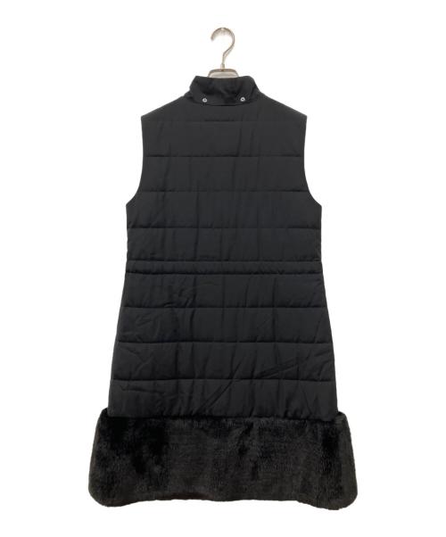 FOXEY NEWYORK（フォクシーニューヨーク）FOXEY NEWYORK (フォクシーニューヨーク) フーディベスト ブラック サイズ:SIZE 38の古着・服飾アイテム