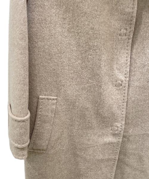 FOXEY（フォクシー）FOXEY (フォクシー) ファーフードカシミヤコート ベージュ サイズ:38の古着・服飾アイテム