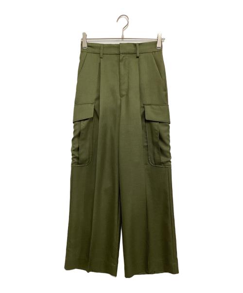 IENA（イエナ）IENA (イエナ) ウォッシャブル カーゴスラックス カーキ サイズ:36の古着・服飾アイテム