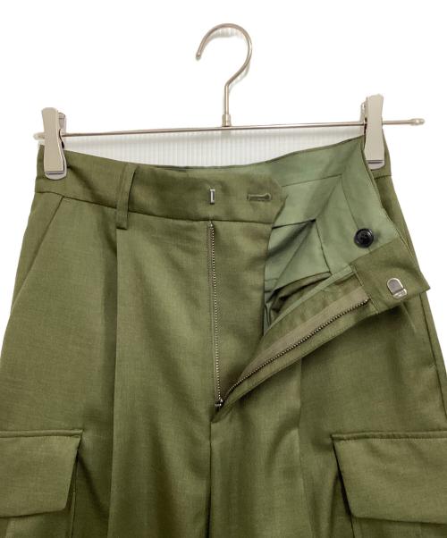 IENA（イエナ）IENA (イエナ) ウォッシャブル カーゴスラックス カーキ サイズ:36の古着・服飾アイテム