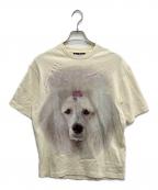 Acne studiosアクネ ストゥディオズ）の古着「ドッグ プリントTシャツ」｜イエロー