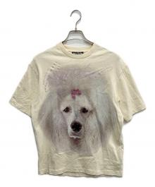 Acne studios（アクネ ストゥディオズ）の古着「ドッグ プリントTシャツ」｜イエロー