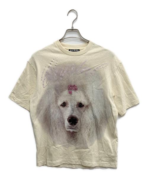 Acne studios（アクネ ストゥディオズ）Acne studios (アクネ ストゥディオズ) ドッグ プリントTシャツ イエロー サイズ:XSの古着・服飾アイテム