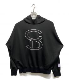 sy32 by sweet years（エスワイサーティトゥバイスィートイヤーズ）の古着「JERSEY HOODIE」｜ブラック