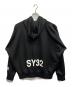 sy32 by sweet years (エスワイサーティトゥバイスィートイヤーズ) JERSEY HOODIE ブラック サイズ:Free：5000円