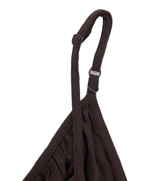 Spick and Span（スピック＆スパン）Spick and Span (スピックアンドスパン) HYU 楊柳ティアードワンピース ブラウン サイズ:38 未使用品の古着・服飾アイテム