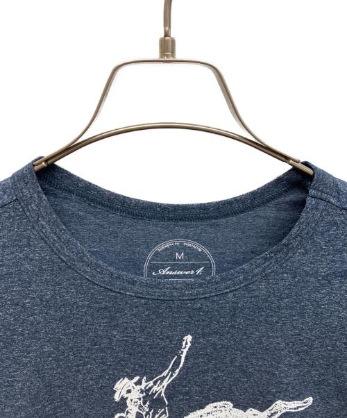 Answer4（アンサーフォー）Answer4 (アンサーフォー) Answer4 うさぎカウボーイTシャツ ネイビー サイズ:Mの古着・服飾アイテム