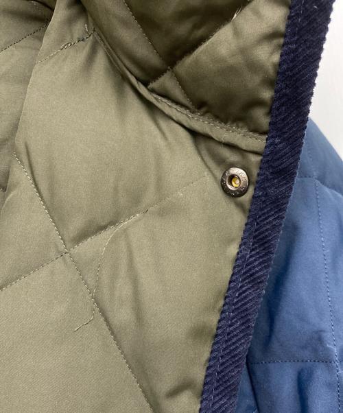 TAION（タイオン）TAION (タイオン) CITY LINE キルティングダウンコート ネイビー サイズ:Mの古着・服飾アイテム