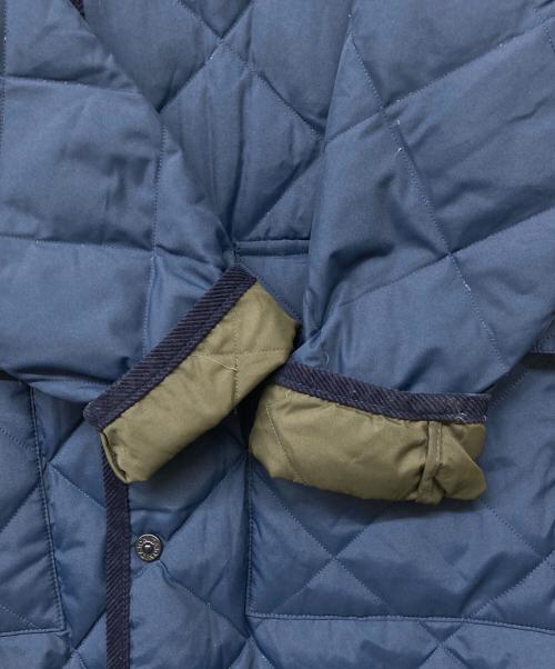 TAION（タイオン）TAION (タイオン) CITY LINE キルティングダウンコート ネイビー サイズ:Mの古着・服飾アイテム