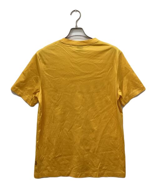 BOSS（ボス）BOSS (ボス) テリークロス ロゴ コットンジャージー イエロー サイズ:Lの古着・服飾アイテム