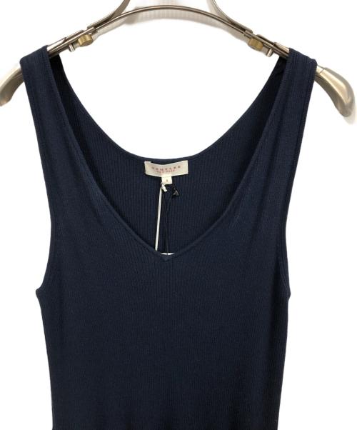 DEMYLEE（デミリー）DEMYLEE (デミリー) ノースリーブロングワンピース ネイビー サイズ:Sの古着・服飾アイテム