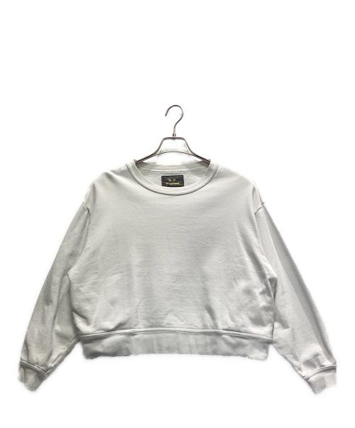 R.H.Vintage（ロンハーマン・ヴィンテージ）R.H.Vintage (ロンハーマン・ヴィンテージ) Cropped Sweat Shirt ライトグレー サイズ:Sの古着・服飾アイテム