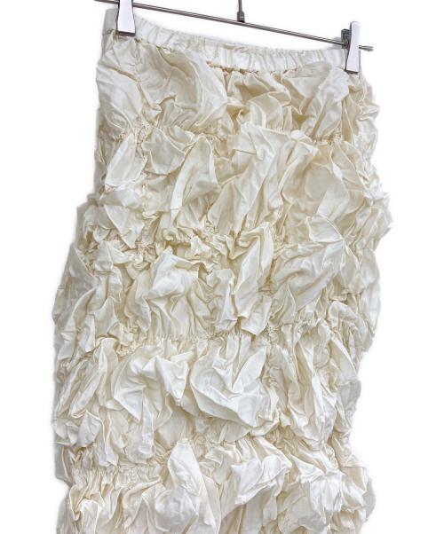 PRANK PROJECT（プランクプロジェクト）PRANK PROJECT (プランクプロジェクト) しぼりプリーツスカート アイボリー サイズ:FREEの古着・服飾アイテム