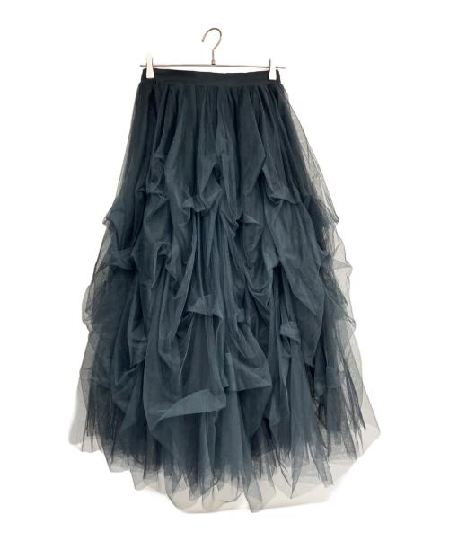 Belle vintage（ベル ヴィンテージ）Belle vintage (ベル ヴィンテージ) Carrie ボリュームチュールスカート グレー サイズ:FREEの古着・服飾アイテム