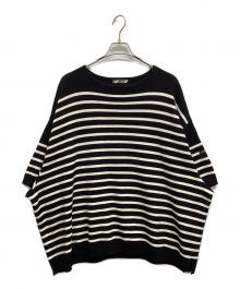 is-ness（イズネス）の古着「SHORT SLEEVE BASQUE SHIRT」｜ホワイト×ブラック