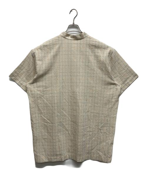 Snow peak（スノーピーク）snow peak (スノーピーク) Co/Pe Washer Check Pullover アイボリー サイズ:XLの古着・服飾アイテム