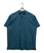 Snow peakスノーピーク）の古着「Co/Pe Washer Check Pullover」｜ネイビー