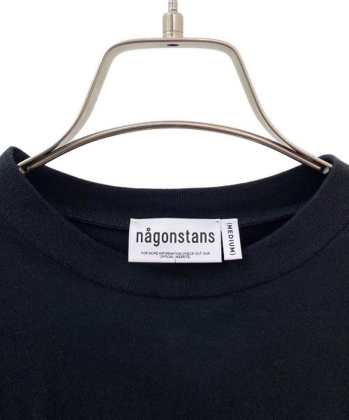 nagonstans（ナゴンスタンス）nagonstans (ナゴンスタンス) tuck balloon t-shirt ブラック サイズ:Mの古着・服飾アイテム