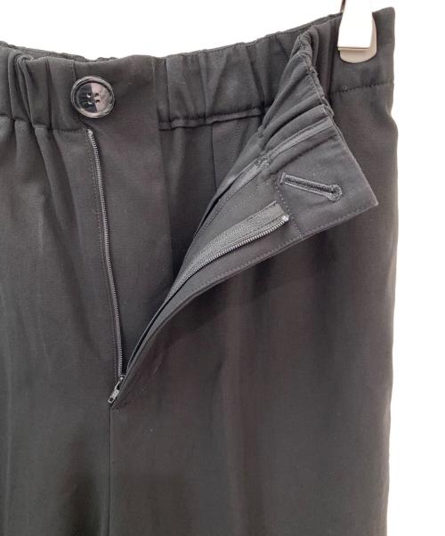 ENFOLD（エンフォルド）ENFOLD (エンフォルド) CROPPED WIDE-TROUSERS ブラック サイズ:36の古着・服飾アイテム