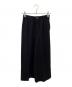 ENFOLD（エンフォルド）の古着「CROPPED WIDE-TROUSERS」｜ブラック