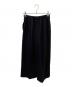 ENFOLD (エンフォルド) CROPPED WIDE-TROUSERS ブラック サイズ:36：7000円