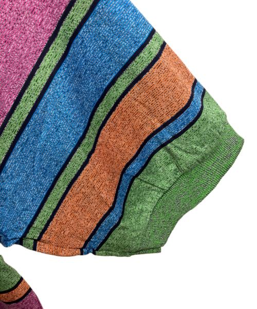 missoni sports（ミッソーニスポーツ）missoni sports (ミッソーニスポーツ) ボーダーポロシャツ グリーン サイズ:XL 未使用品の古着・服飾アイテム