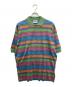 missoni sports（ミッソーニスポーツ）の古着「ボーダーポロシャツ」｜グリーン