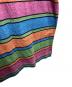 中古・古着 missoni sports (ミッソーニスポーツ) ボーダーポロシャツ グリーン サイズ:XL 未使用品：5000円