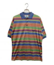 missoni sports（ミッソーニスポーツ）の古着「ボーダーポロシャツ」｜ブルー