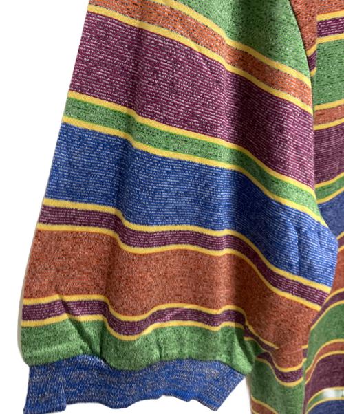 missoni sports（ミッソーニスポーツ）missoni sports (ミッソーニスポーツ) ボーダーポロシャツ ブルー サイズ:XL 未使用品の古着・服飾アイテム