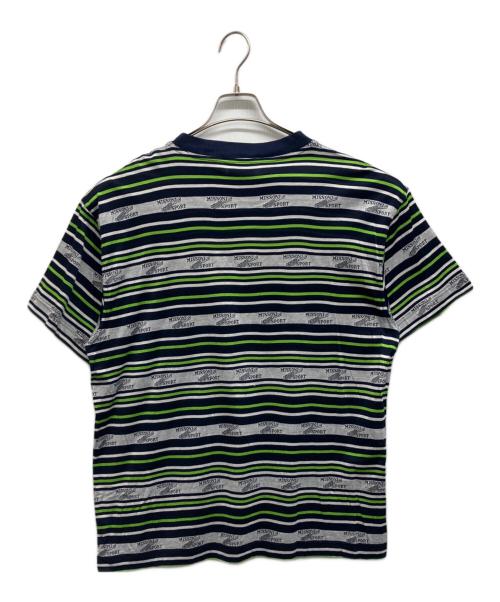missoni sports（ミッソーニスポーツ）MISSONI SPORTS (ミッソーニスポーツ) ボーダーTシャツ ネイビー サイズ:Mの古着・服飾アイテム