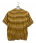 MISSONI SPORTS (ミッソーニスポーツ) ボーダー半袖ニット イエロー サイズ:XXL 未使用品：5000円