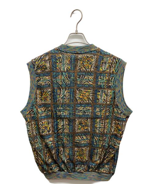 missoni sports（ミッソーニスポーツ）MISSONI SPORTS (ミッソーニスポーツ) 総柄ベスト ブルー サイズ:M 未使用品の古着・服飾アイテム