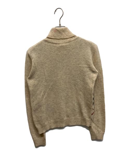 BURBERRY BLUE LABEL（バーバリー ブルー レーベル）BURBERRY BLUE LABEL (バーバリー ブルー レーベル) タートルネックニット ベージュ サイズ:Mの古着・服飾アイテム
