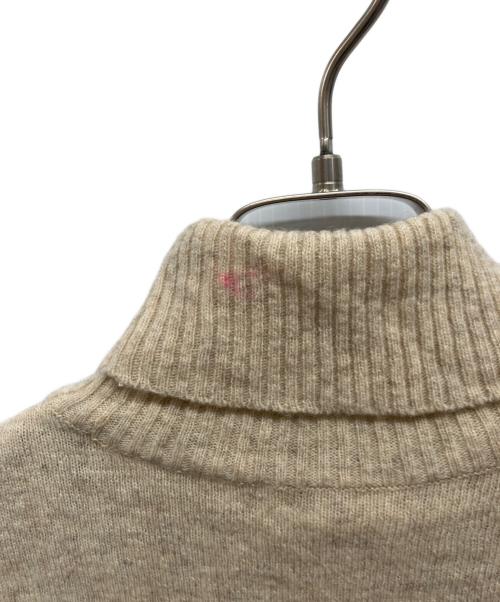 BURBERRY BLUE LABEL（バーバリー ブルー レーベル）BURBERRY BLUE LABEL (バーバリー ブルー レーベル) タートルネックニット ベージュ サイズ:Mの古着・服飾アイテム