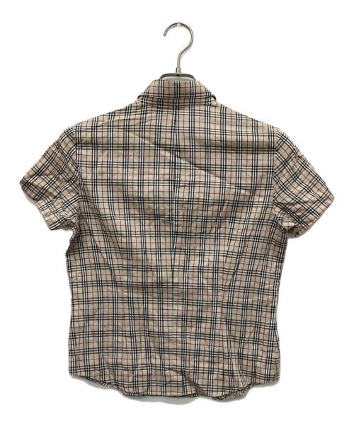 BURBERRY LONDON（バーバリーロンドン）BURBERRY LONDON (バーバリーロンドン) チェックシャツ ベージュ サイズ:38の古着・服飾アイテム