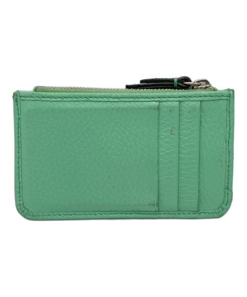 GUCCI（グッチ）GUCCI (グッチ) GGマーモント キーチェーン付カードケース ミントの古着・服飾アイテム