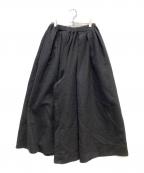 kujaku by Takuma Nishizakaクジャクバイタクマニシザカ）の古着「ワイドウールパンツ」｜ブラック