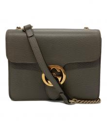 GUCCI（グッチ）の古着「インターロッキングショルダーバッグ」｜グレー