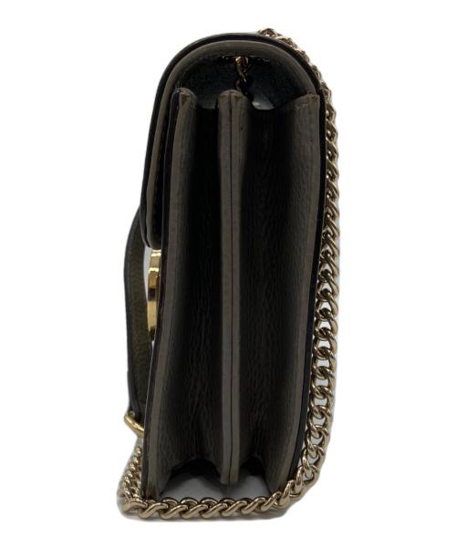 GUCCI（グッチ）GUCCI (グッチ) インターロッキングショルダーバッグ グレーの古着・服飾アイテム