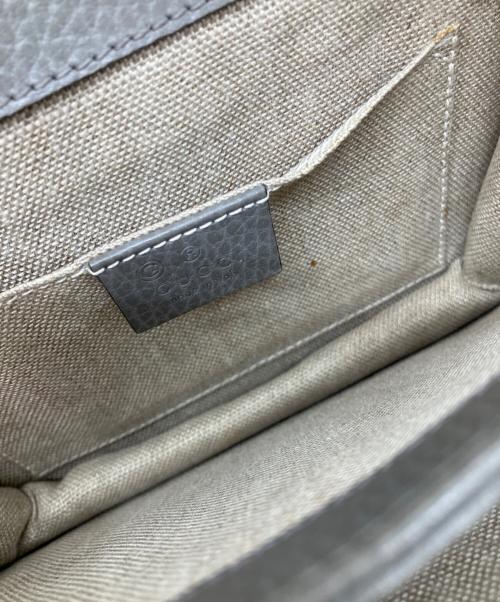 GUCCI（グッチ）GUCCI (グッチ) インターロッキングショルダーバッグ グレーの古着・服飾アイテム