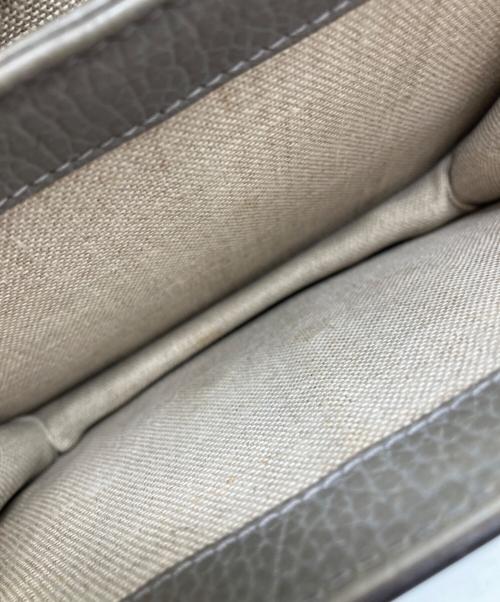 GUCCI（グッチ）GUCCI (グッチ) インターロッキングショルダーバッグ グレーの古着・服飾アイテム